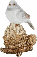 winter vogel 7 x 6 x 10 cm design - afbeelding 1