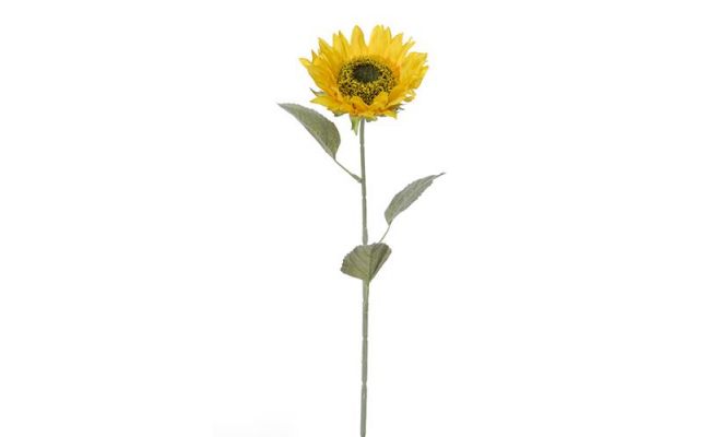 Zonnebloemsteel, l 75 cm, kunstplant