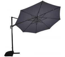 Zweefparasol virfgoflex kantelbaar grijs dsn 350 cm - afbeelding 1