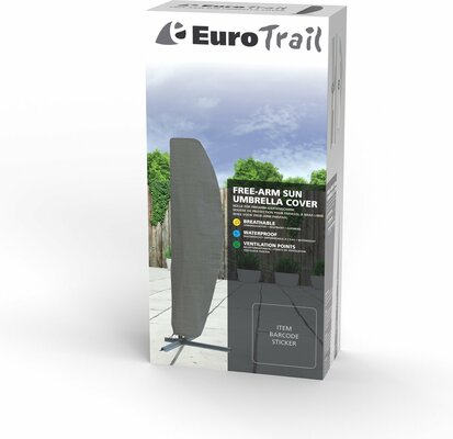 Zweefparasolhoes xl ca 280x90cm grs